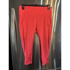 Powerhold By Fabletics Womens NEON PINK Leggings SZ XL